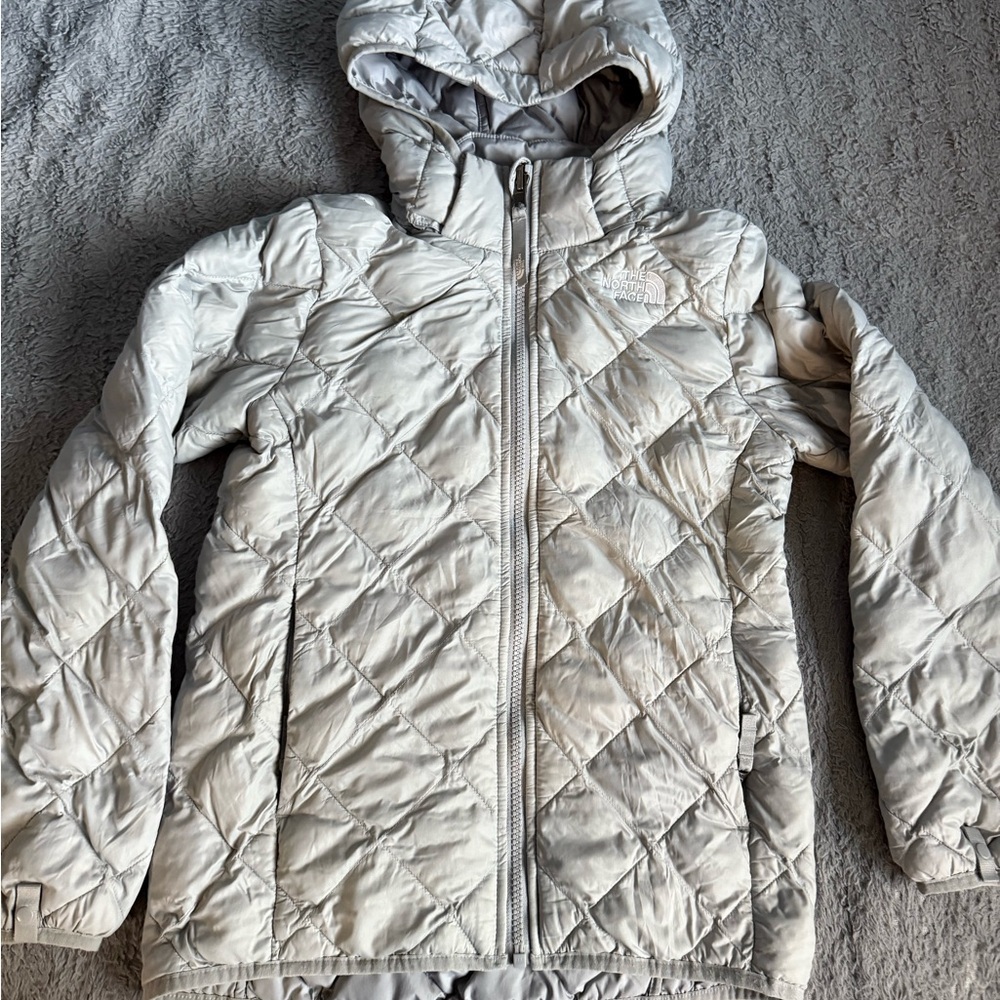 Kids Silver Quilted Jacket